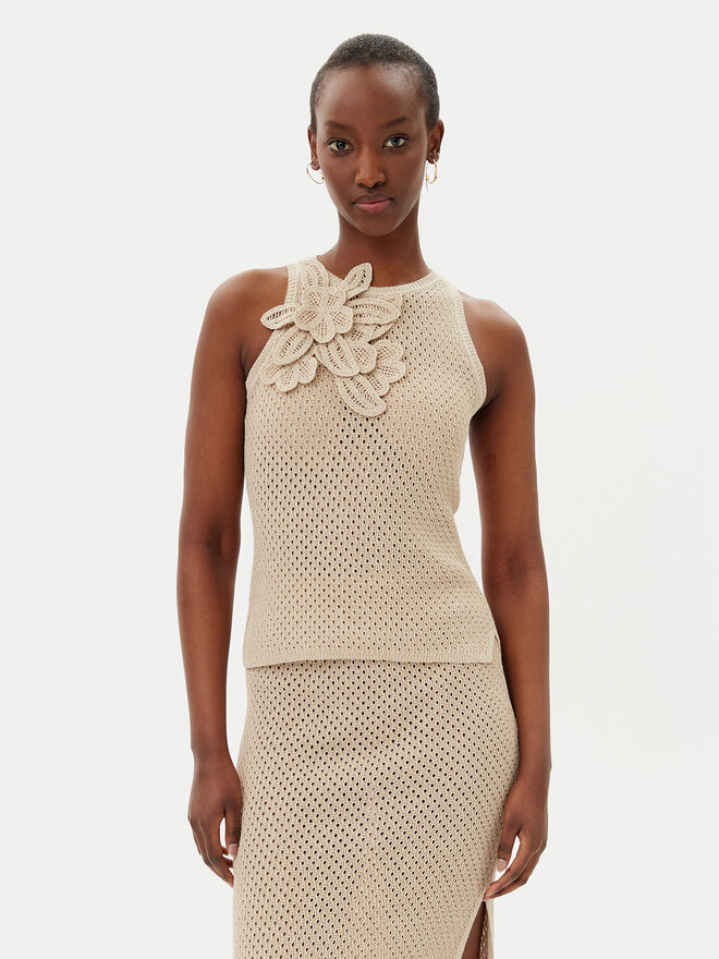 Marella Marella Felső Arak1 2513361112 Bézs Slim Fit