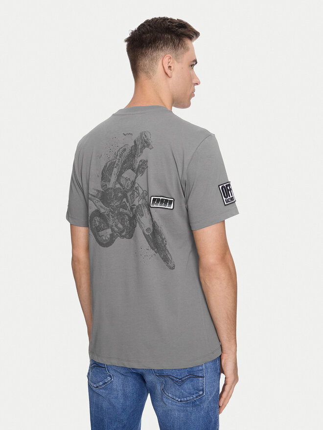 REPLAY Replay Marškinėliai M6928 .000.23608P Pilka Regular Fit
