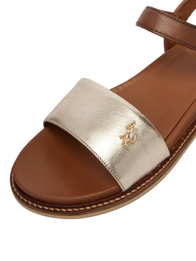 U.S. Polo Assn. Босоніжки U.S. Polo Assn. EO-ADELI001W/6L1 Золотий