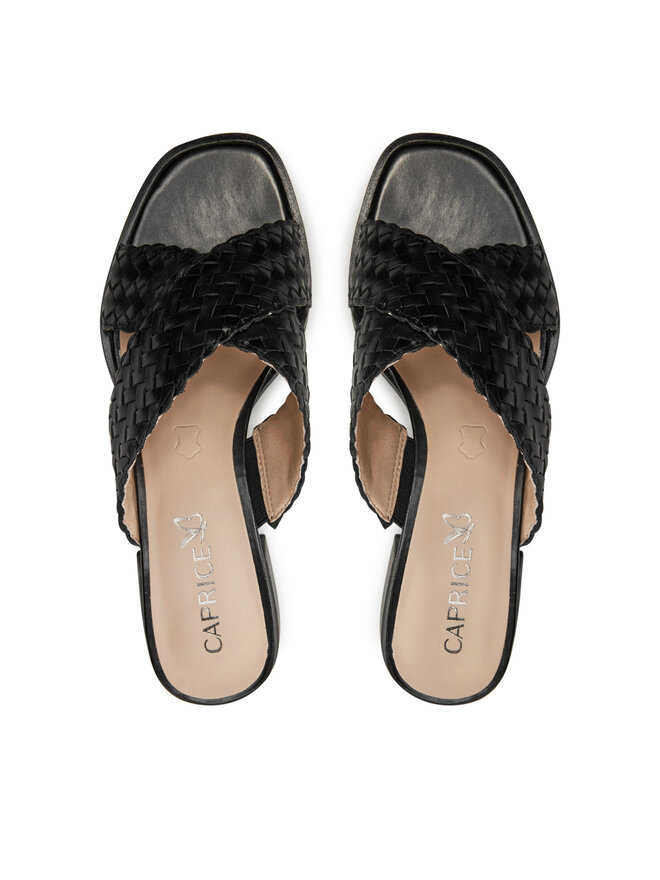 CAPRICE Pantolette G-Weite - Keilsandale Aus Leder 55mm Absatz