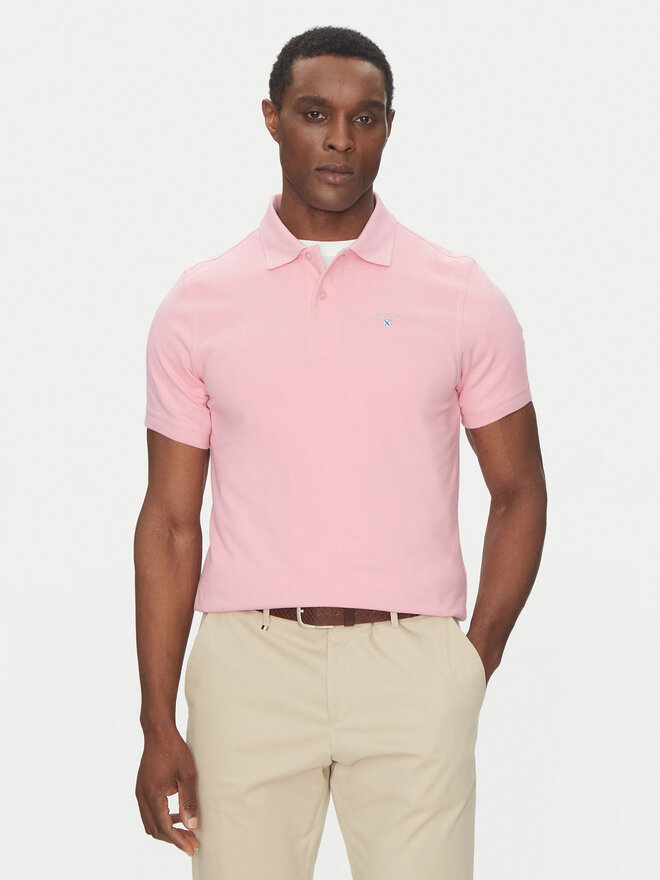 Barbour Barbour Polo Original Sport MML0358PI51 Rosa Tailored Fit