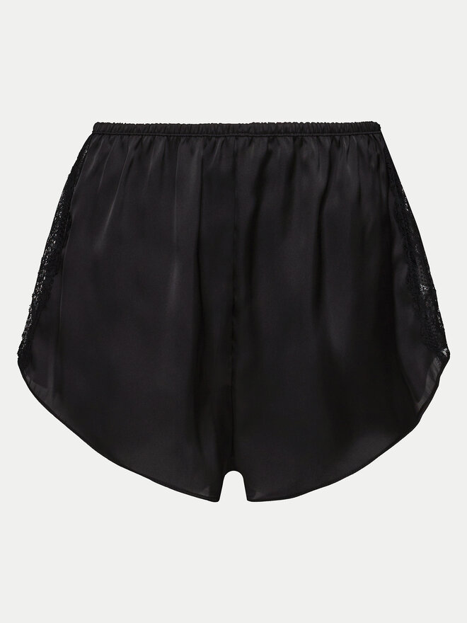 Hunkemöller Hunkemöller Σορτς πιτζάμας Satin 205068 Μαύρο Regular Fit