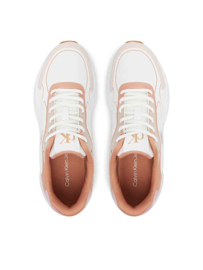 Calvin Klein Jeans Zapatillas Calvin Klein Jeans Retro Tennis Knit Mg YW0YW01887 Blanco