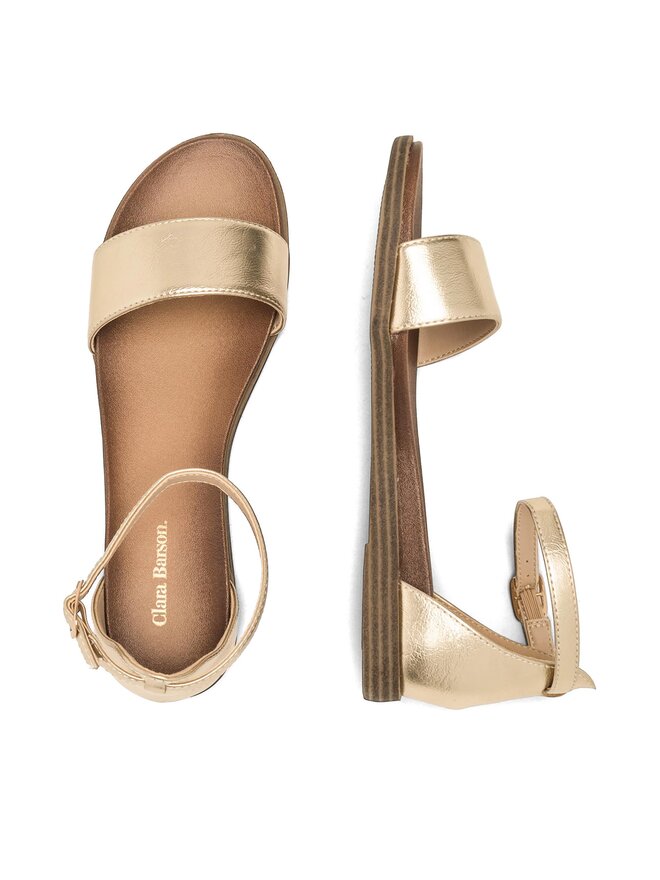 Clara Barson Sandalen Clara Barson MAGNA WS5811-01 Goldfarben