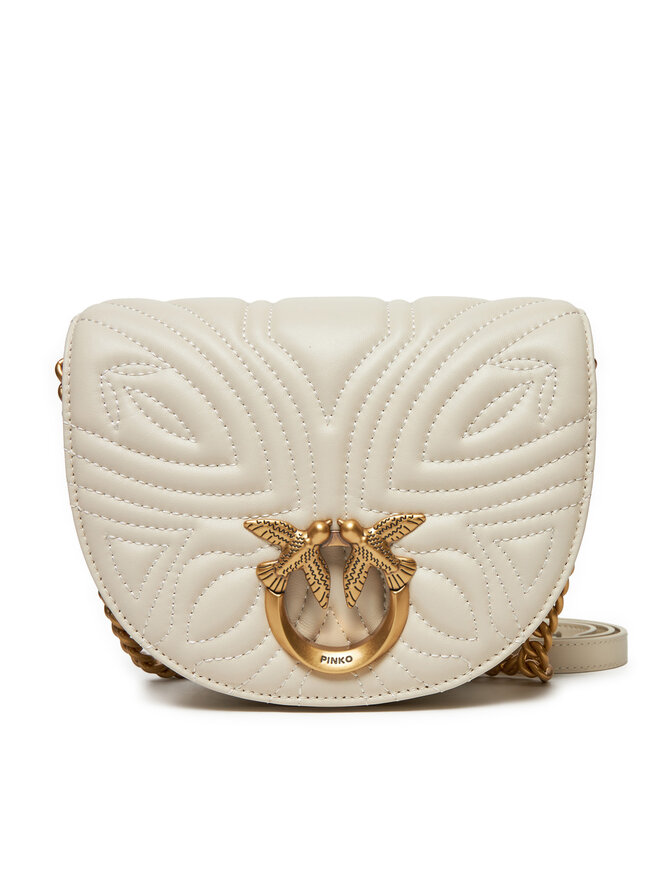 PINKO Сумка PINKO Love Round Click Mini PE 24 PLTT 101969 A1Y8 Écru