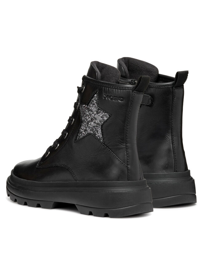 Geox Csizma Geox J Kiddartah Girl J46MGA 085EW C9244 S Fekete