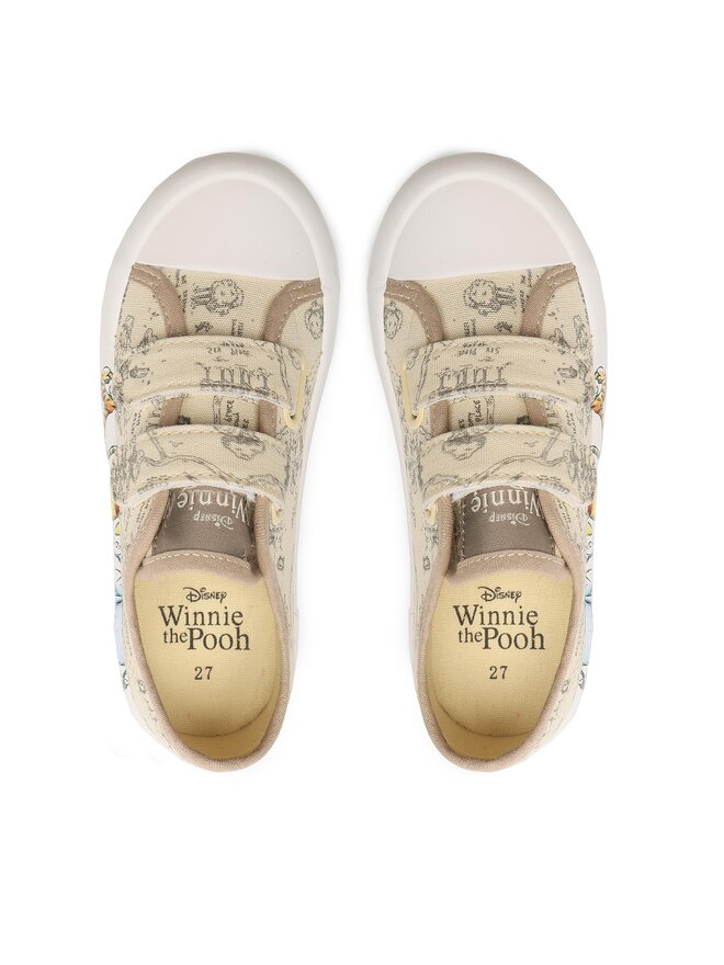 Winnie The Pooh Sneakers aus Stoff Winnie The Pooh AW22-034DWTP Beige
