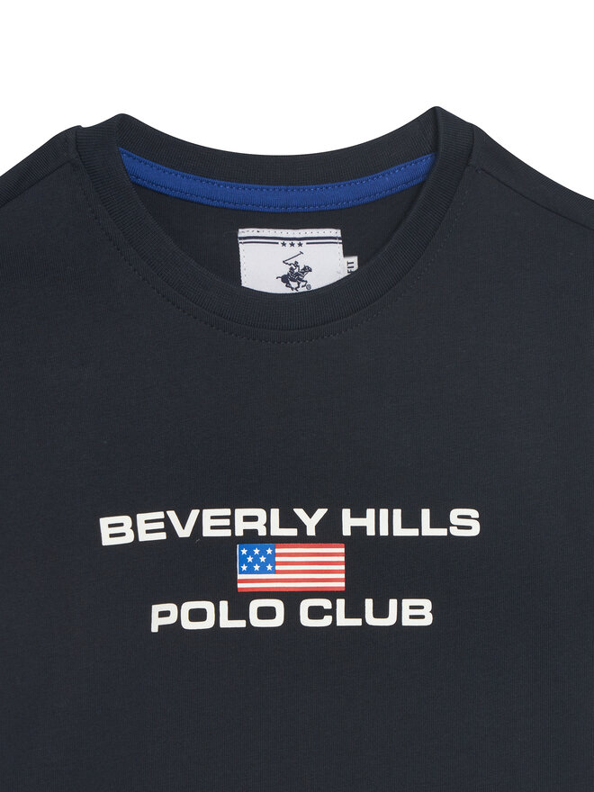 Beverly Hills Polo Club Beverly Hills Polo Club T-Shirt P-SS26B-TS0132 Dunkelblau Regular Fit