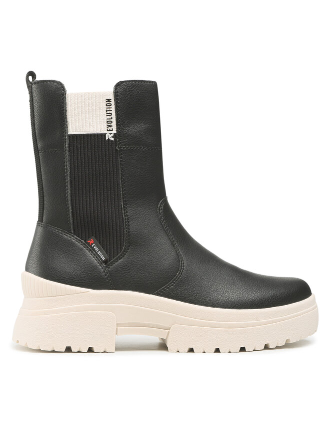 Rieker Botine Rieker W0380-00 Negru
