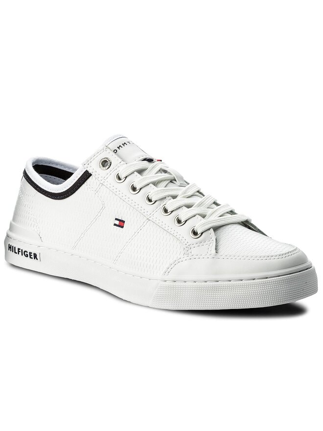 Tommy Hilfiger Snīkeri Tommy Hilfiger Harrington 5 FM0FM01497 Balts