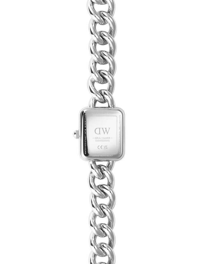 Daniel Wellington Zegarek Daniel Wellington Jolie Chain 15 DW00100834 Srebrny