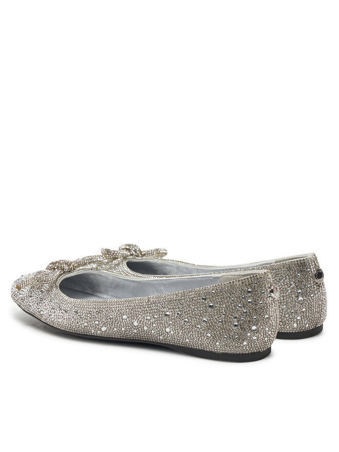 Steve Madden Baleriny Steve Madden Nilsa-R SM11003518 Srebrny