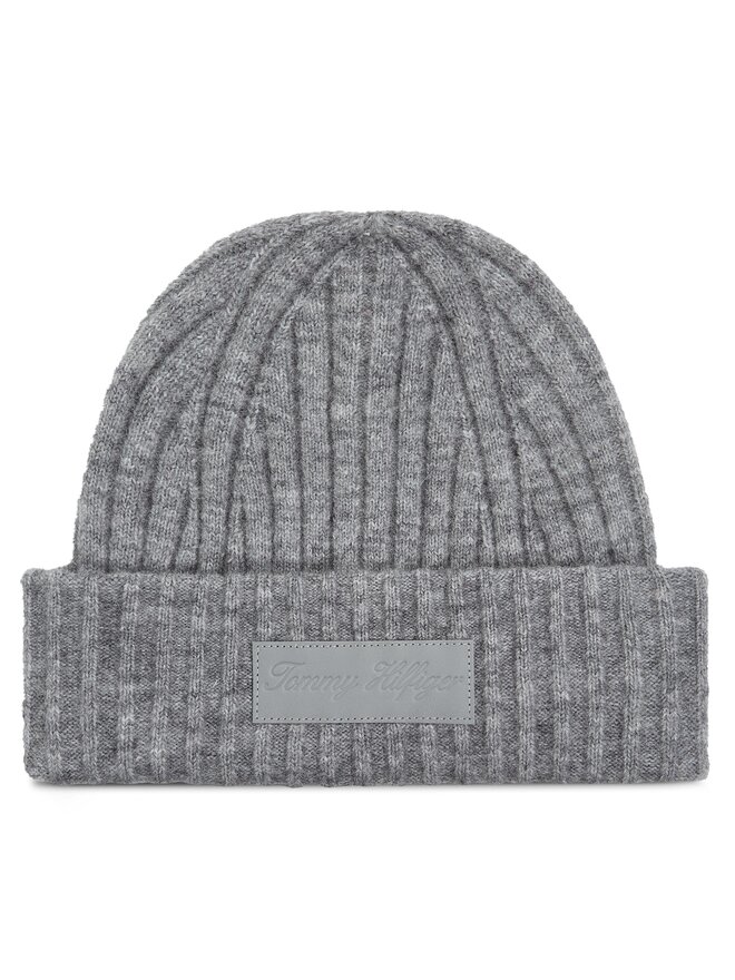 Tommy Hilfiger Σκούφος Tommy Hilfiger Twist AW0AW15325 Γκρι