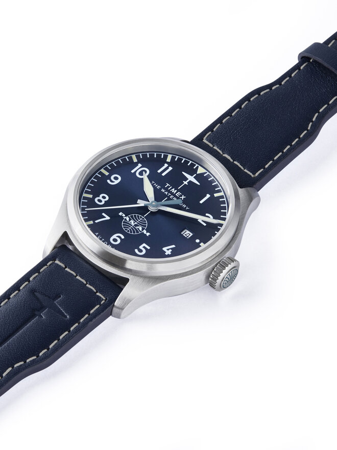 Timex Orologio Timex Timex x Pan Am® Waterbury Ace  TW2Y38800 Blu scuro