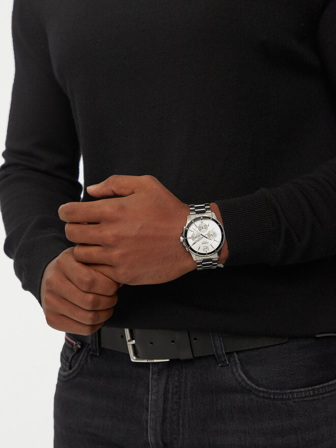 Casio Zegarek Casio MTP-1374PD-7AVEF Srebrny