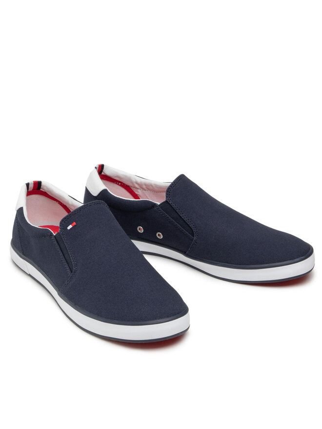 Tommy Hilfiger Πάνινα παπούτσια Tommy Hilfiger Harlow 2D FM0FM00597 Σκούρο μπλε