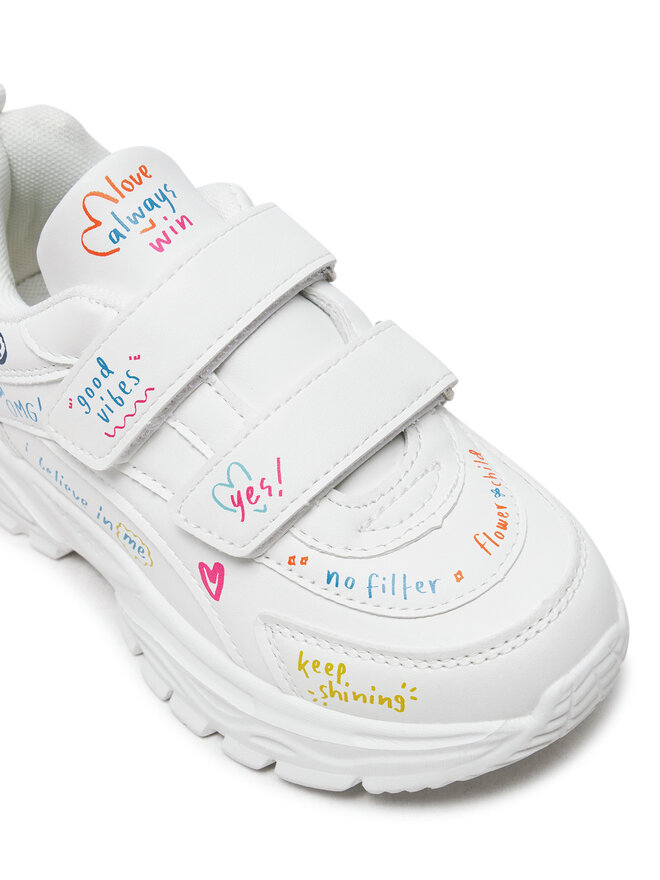 Nelli Blu Sneakersy Nelli Blu AVO-19627-002 Biela