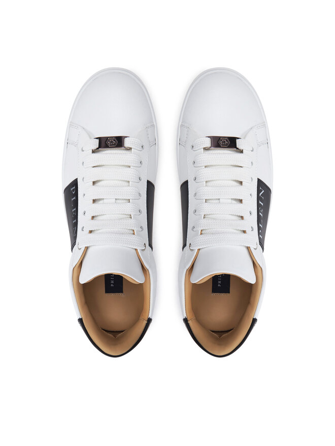 PHILIPP PLEIN Sneakersy PHILIPP PLEIN AADS USC0657 PLE010N Biały