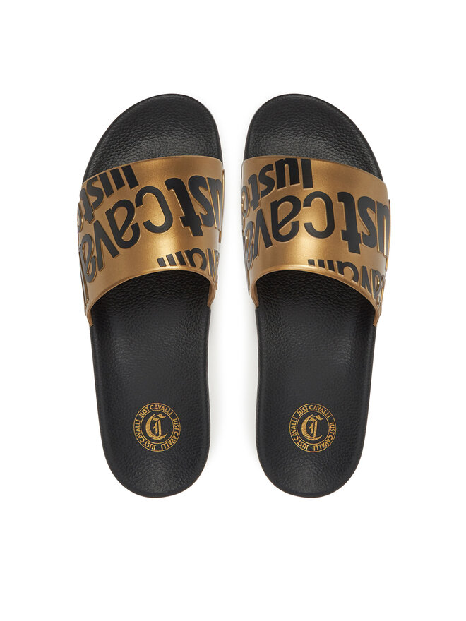 Just Cavalli Παντόφλες Just Cavalli 78QA3SZ1 ZS785 Μαύρο