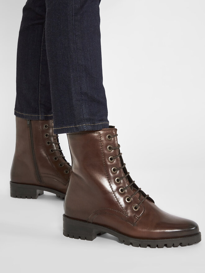 Bottines Dune London Preston 509 0092501020013 Marron chaussures