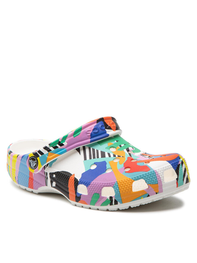 Crocs Pantoletten Crocs Classic Retro Resort Clog 207849 Bunt