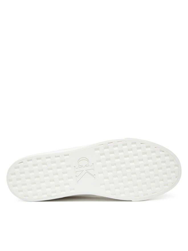 Calvin Klein Jeans Πάνινα παπούτσια Calvin Klein Jeans Vulc Flatform Mg Nylon Mix YW0YW01896 Λευκό