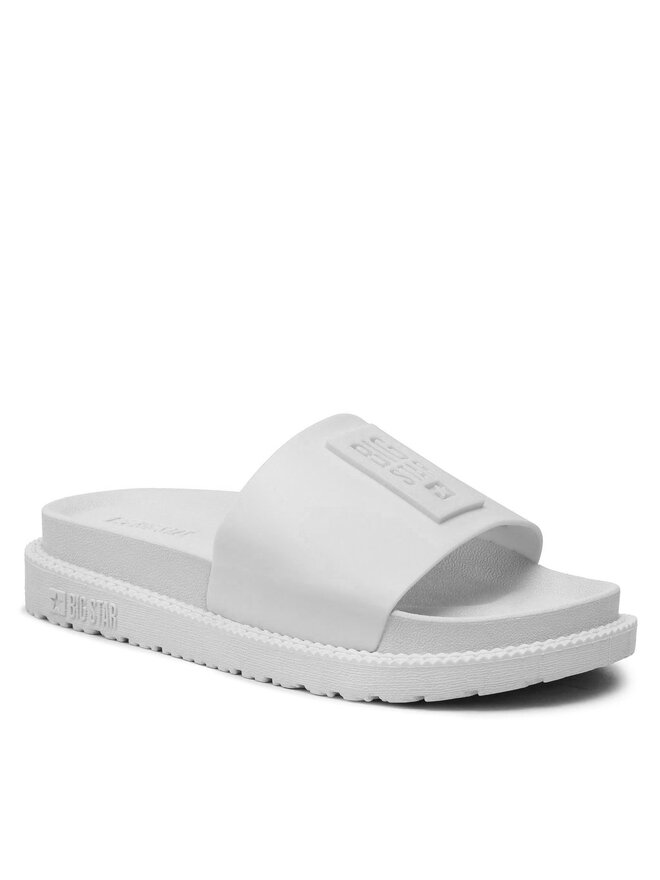 Big Star Shoes Klapki Big Star Shoes LL274428 Biały