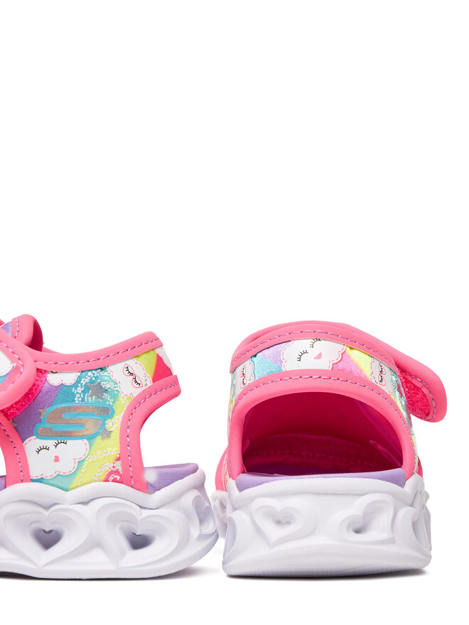 Skechers Sandály Skechers Heart Lights Sandals-Cutie Clouds 302977N/HPMT Růžová