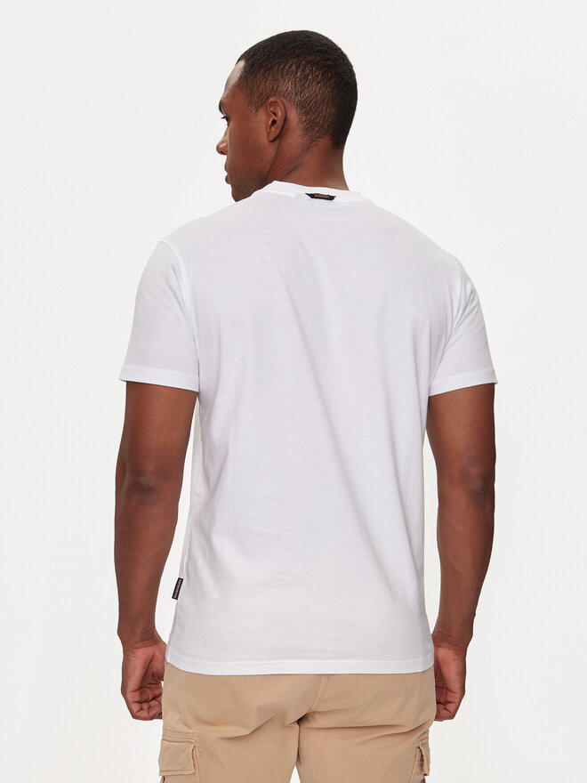 Napapijri Napapijri Camiseta S-Bollo NP0A4I3C Blanco Regular Fit