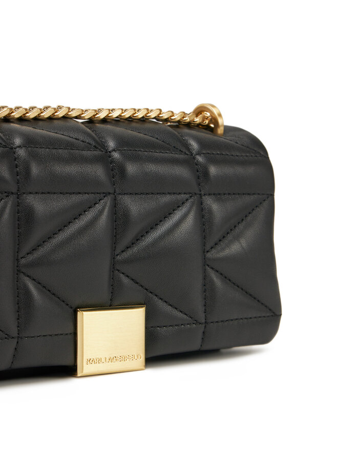 KARL LAGERFELD Ročna torba KARL LAGERFELD A1W30435 Črna