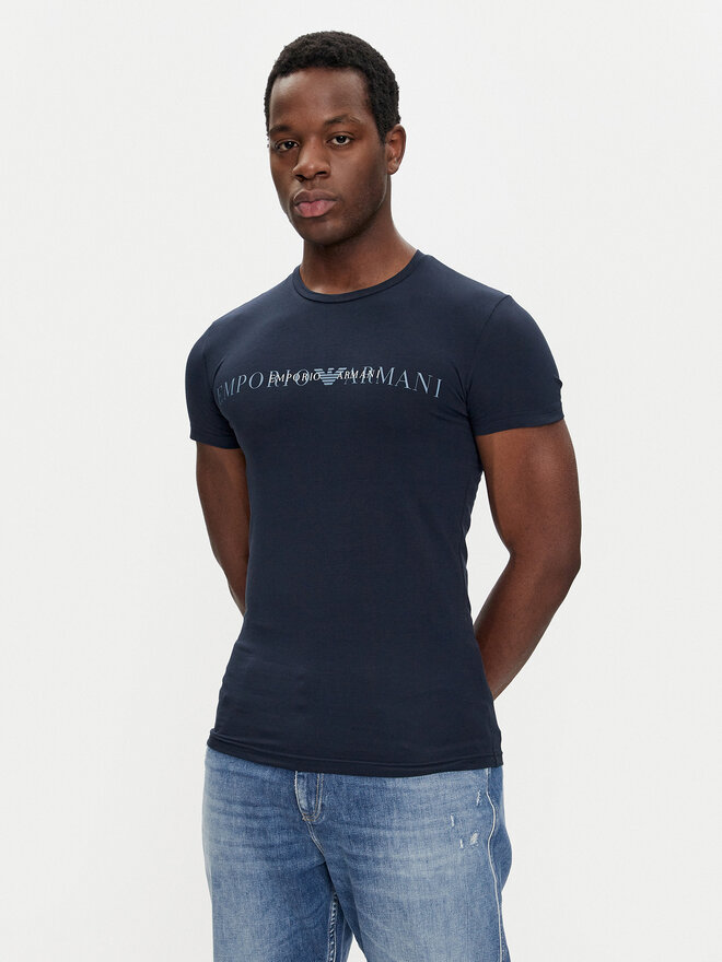 Emporio Armani Underwear Emporio Armani Underwear Camiseta 111035 4F729 00135 Azul marino Slim Fit