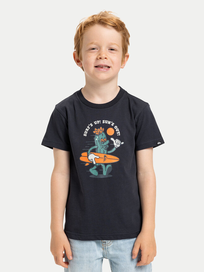 Quiksilver Quiksilver T-Shirt Ev Gone Surfing EQKZT03569 Schwarz Regular Fit