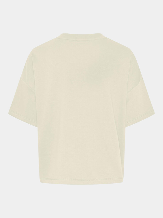 Pieces Pieces Camiseta Chilli Summer 17118870 Écru Loose Fit