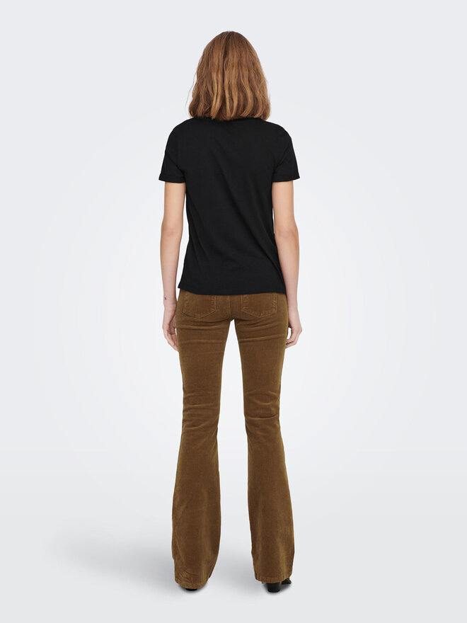 ONLY ONLY T-Shirt Kita 15244714 Μαύρο Regular Fit