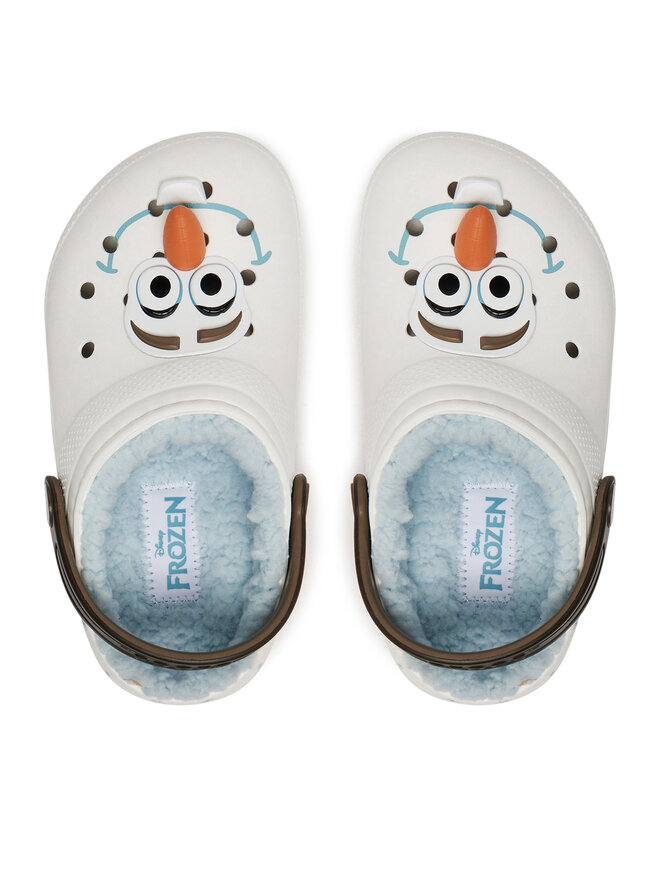 Crocs Pantoletten Crocs Classic Frozen Olaf Clog Kids 210234 Weiß