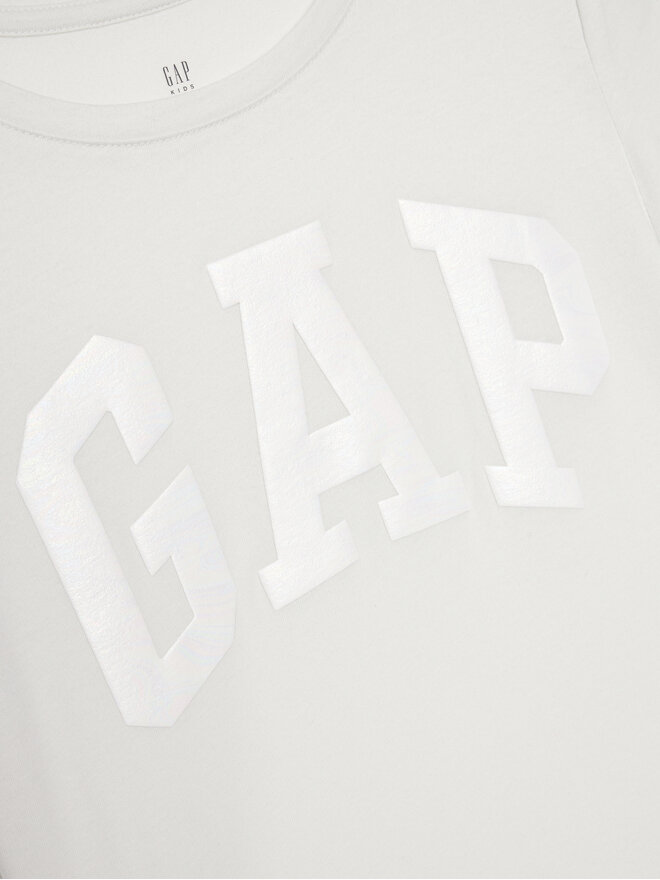 Gap Gap Marškinėliai 885666 Écru Regular Fit