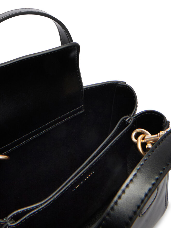 Calvin Klein Handtasche Calvin Klein Ck Mini Tote Crossbody LV04F3520G Schwarz
