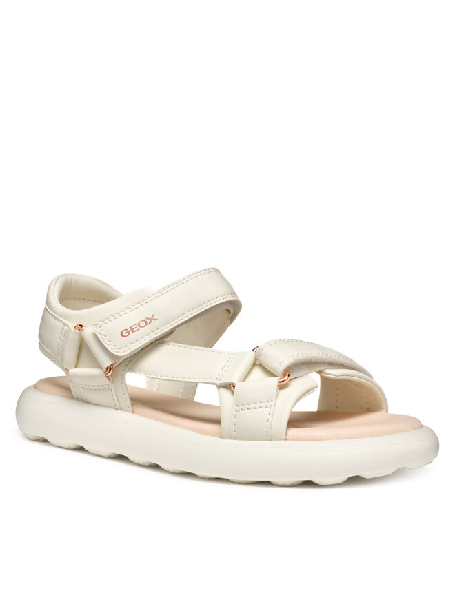 Geox Sandály Geox J Puffypop Gi J55MSC 000BC C1058 M Écru