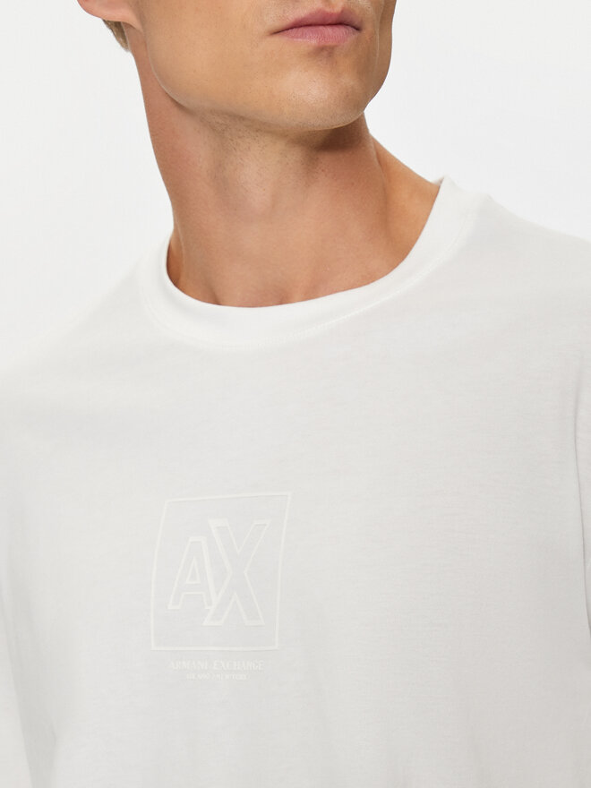 Armani Exchange Armani Exchange T-Shirt 6DZTLE ZJ9JZ 1116 Weiß Regular Fit