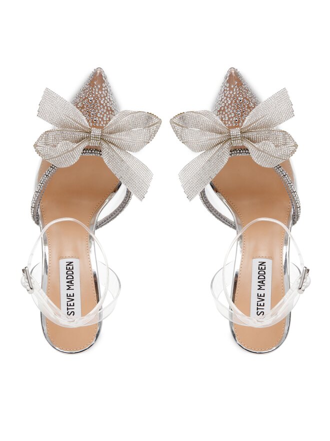 Steve Madden Sandále Steve Madden Virtuous Sandal SM11002835-02002-494 Priehľadná