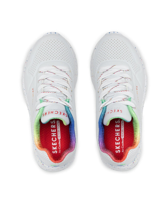 Skechers Снікерcи Skechers Rainbow Speckle 310456L/WMLT Білий