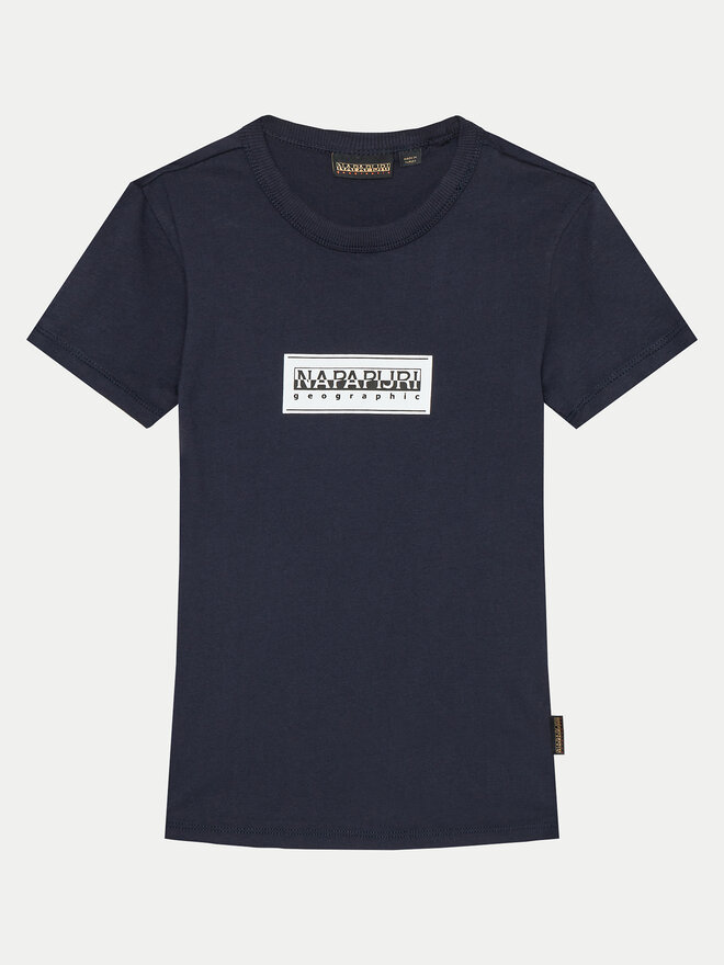 Napapijri Napapijri T-Shirt Chamois NP0A4HYL M Dunkelblau Regular Fit