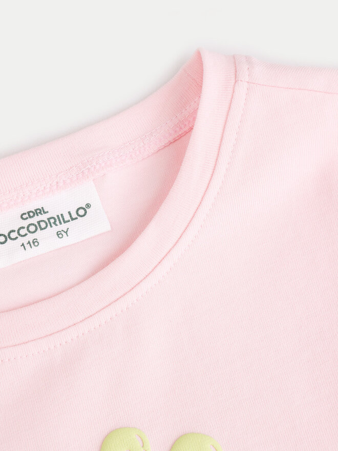 Coccodrillo Coccodrillo Camiseta ZC4143201CGK Rosa Regular Fit