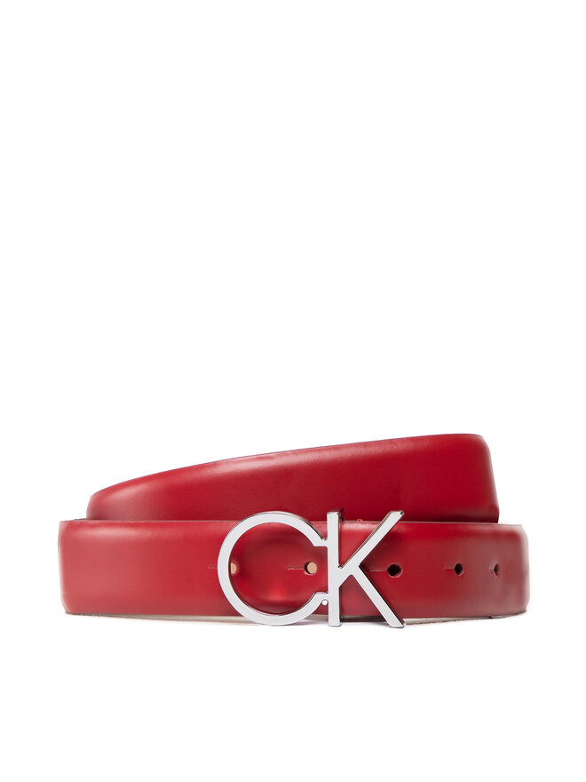 Calvin Klein Curea de Damă Calvin Klein Re-Lock Ck Logo Belt 30Mm K60K610157 Roșu