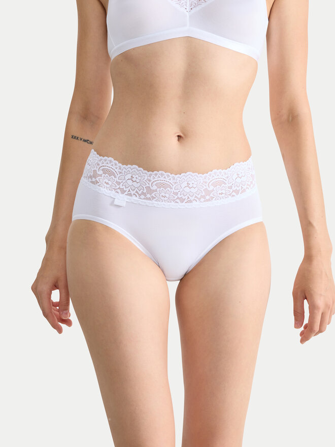 Sloggi Sloggi Braguitas clásicas Romance 10031896 Blanco