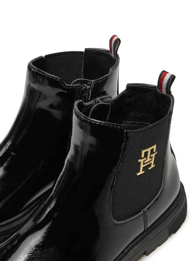 Tommy Hilfiger Μποτάκια Tommy Hilfiger Chelsea Boot T1A5-33563-0343 S Μαύρο