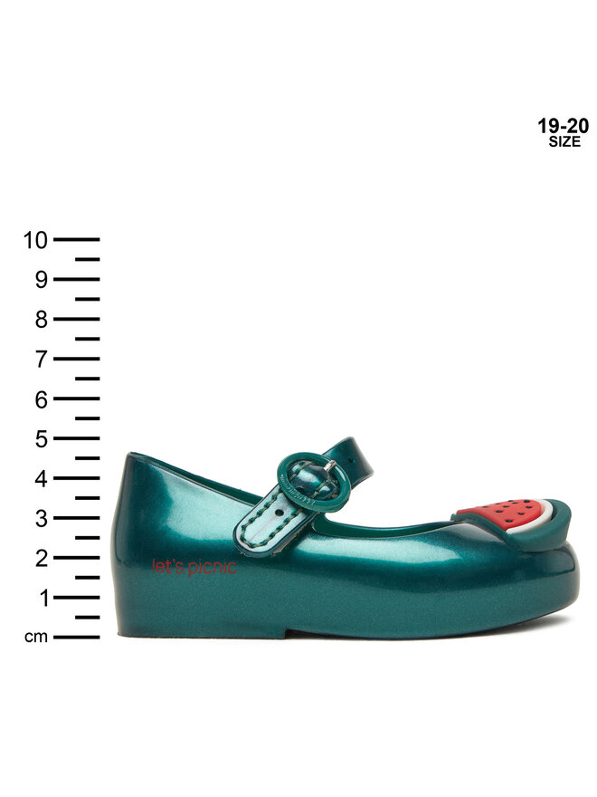 Melissa Baleríny Melissa Mini Melissa Sweet Love Picnic Bb 36009 Zelená