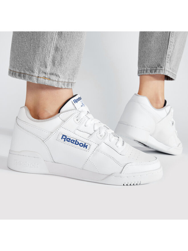 Reebok workout plus white royal hotsell