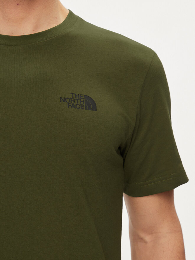 The North Face The North Face Marškinėliai Simple Dome NF0A87NG Žalia Regular Fit