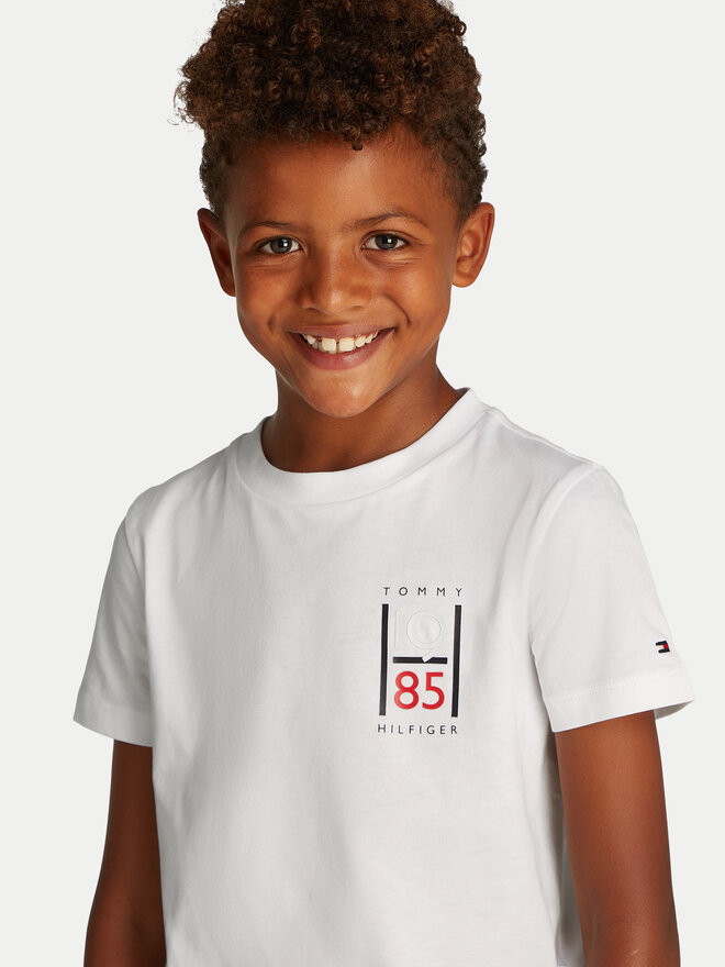 Tommy Hilfiger Tommy Hilfiger Marškinėliai KB0KB09536 S Balta Regular Fit